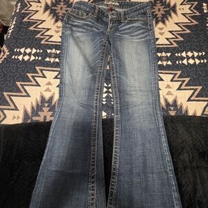 BKE Classic Blue Wide Leg Jeans